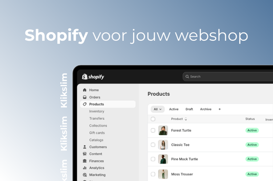 Waarom Shopify de beste keuze is voor jouw website/webshop