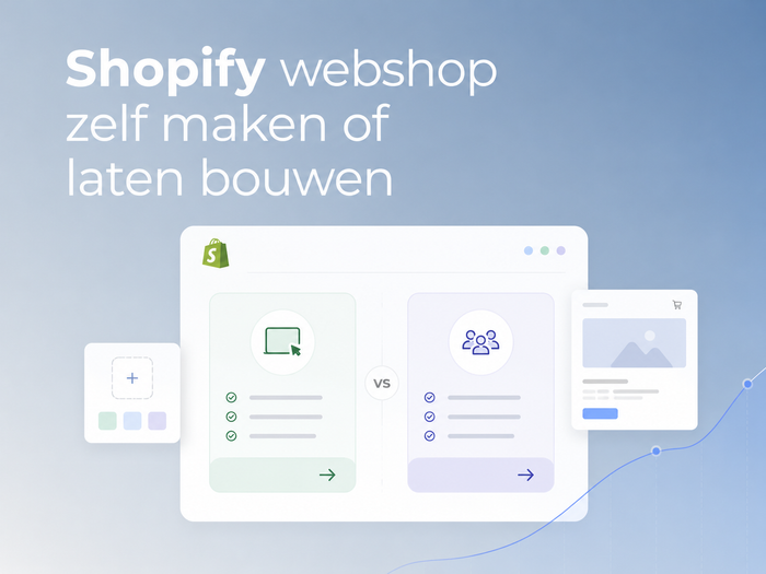 Shopify webshop laten bouwen of zelf maken: wat is slimmer?