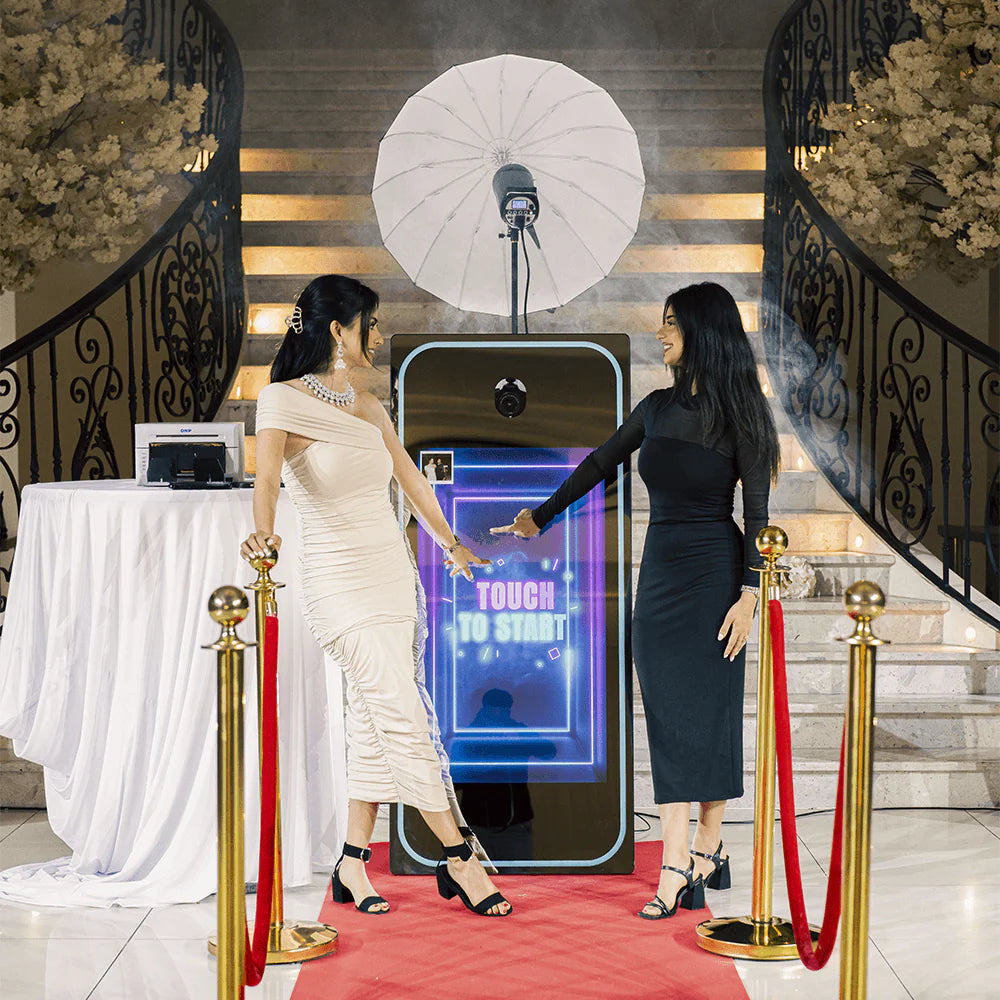 RoyalBooth photobooth op evenement met rode loper